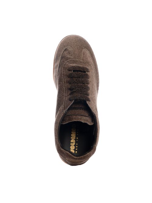 Sneakers Akira Donald in suede Marrone SOLDINI | 80005 D SL2MARRONE
